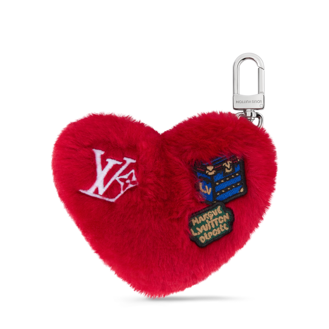 LOUIS VUITTON ビジューサック ハートキーホルダー チャーム レッド LV Lucky Heart Bag Charm - Luxury S00 Red | LOUIS VUITTON